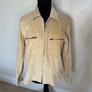 Vintage NWOT Limited Chinos Tan Corduroy Jacket Size Medium